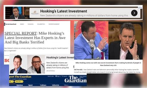 mike hosking bitcoin|Mike Hosking image hijacked for Bitcoin scam promoted via .